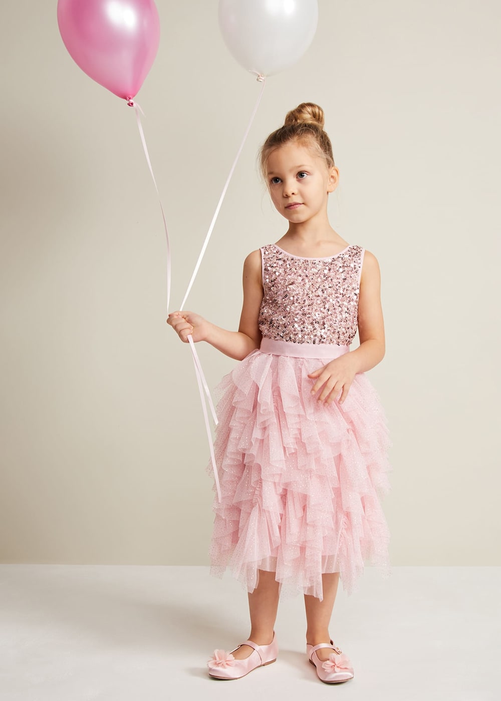 Pink sparkly dress little girl new arrivals