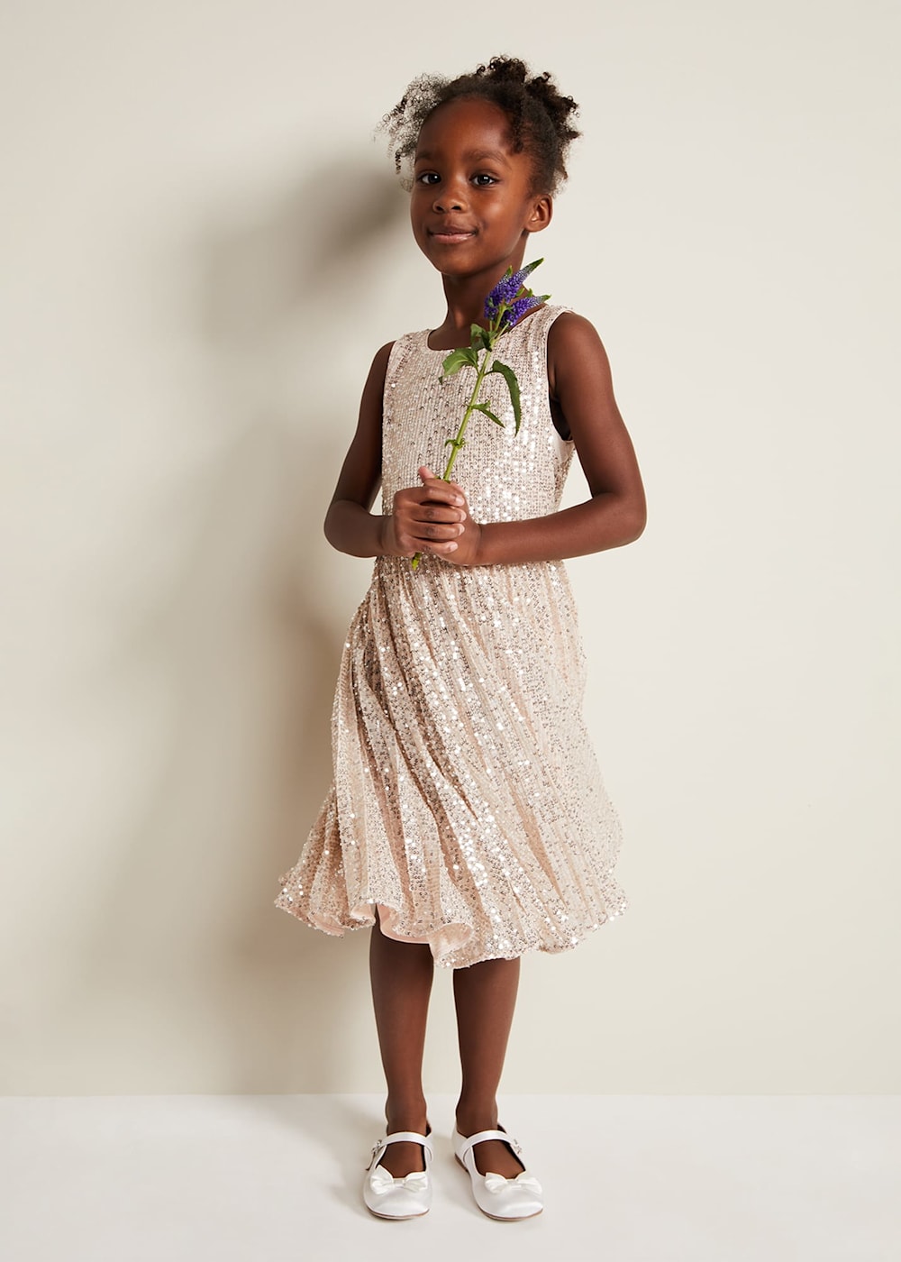 Tiana Sequin Pleat Dress Phase Eight UK