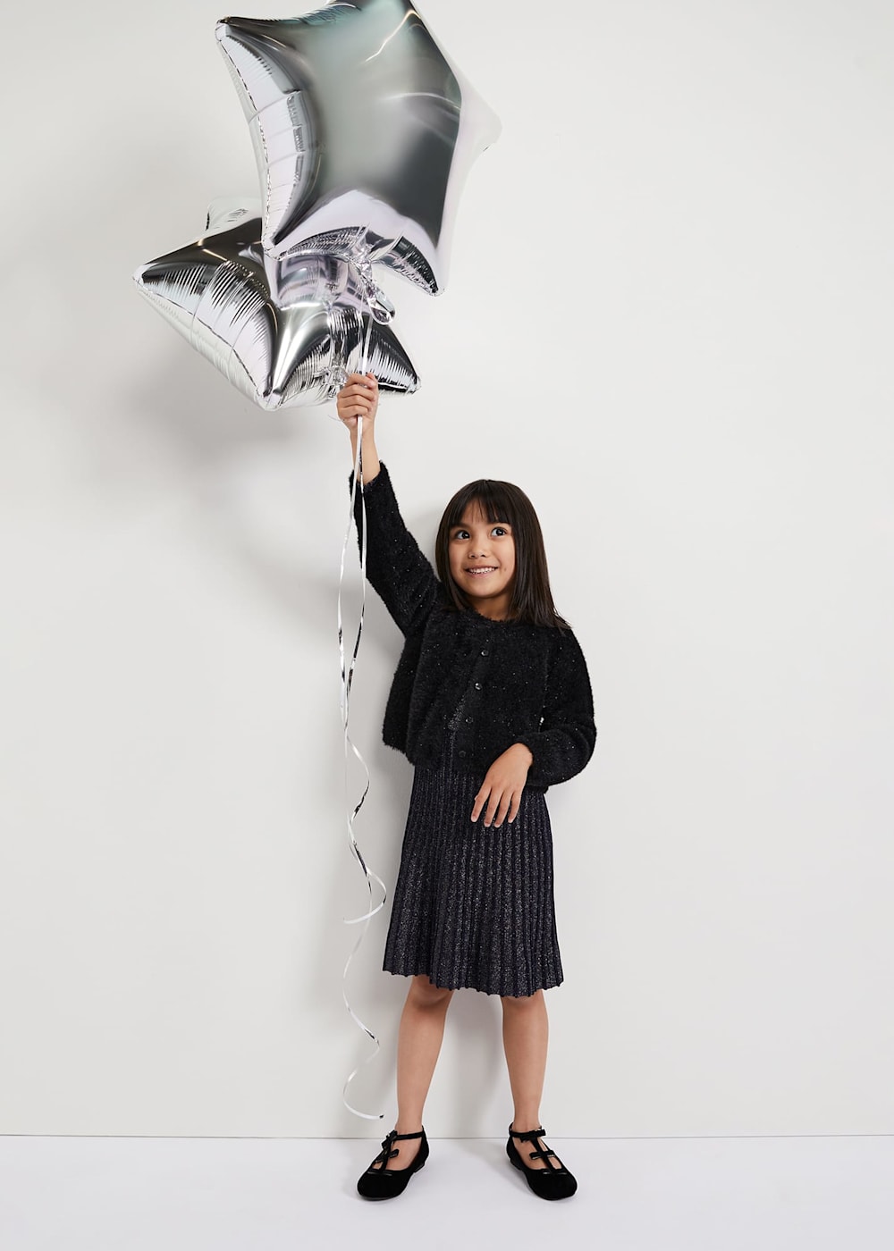 Kessie Black Fluffy Cardigan | Phase Eight ROW |