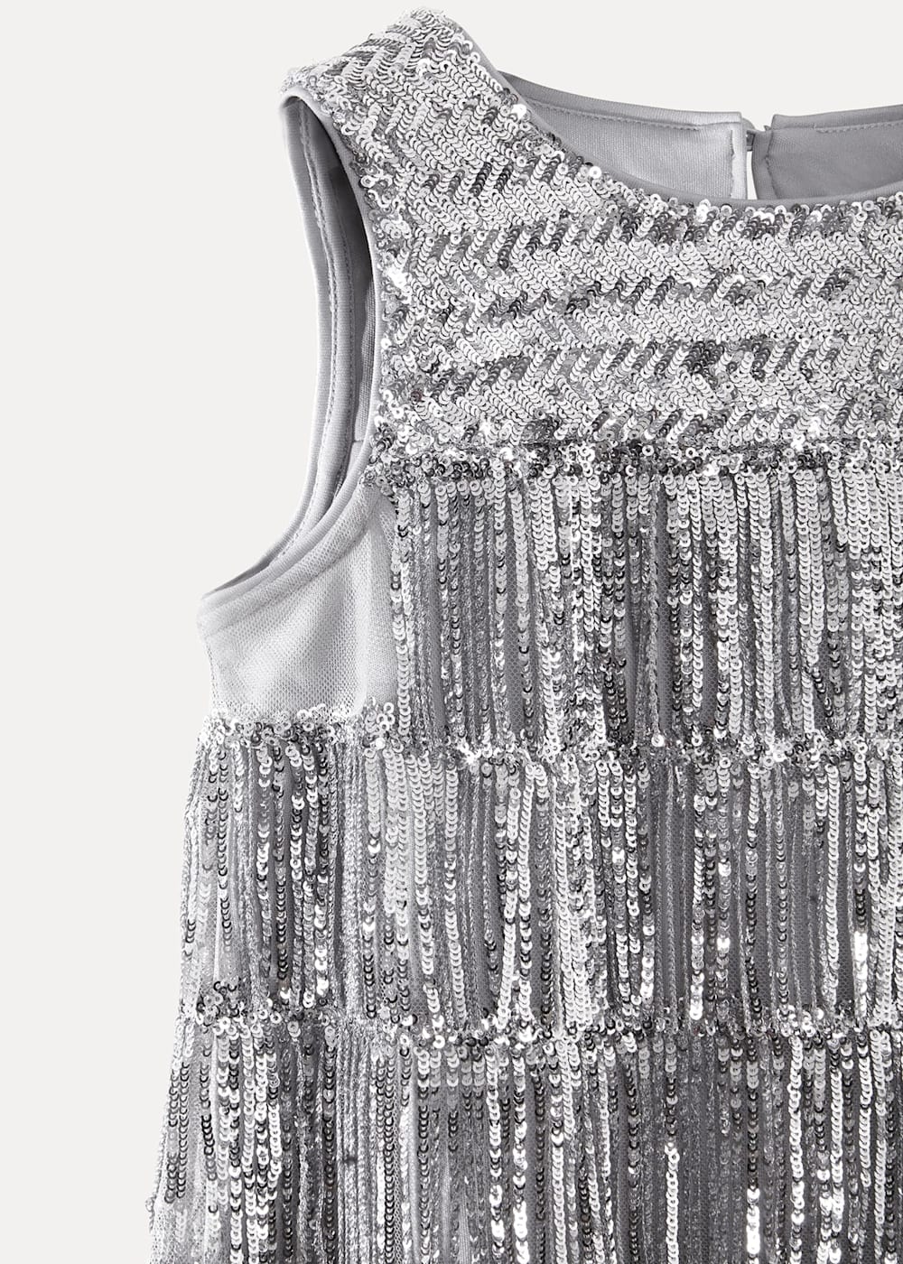 Lulu Fringe Sequin Dress Phase Eight UK