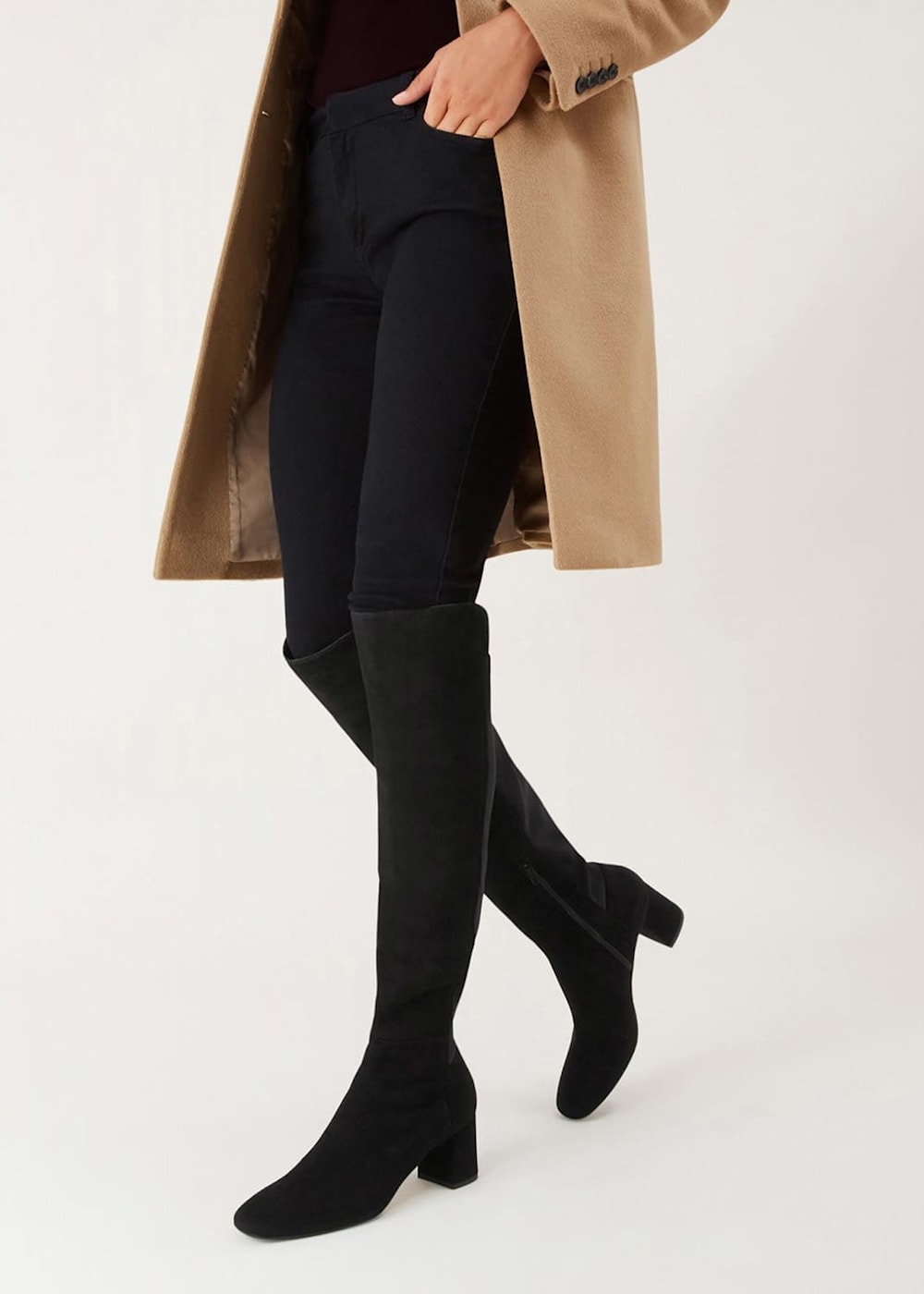 Hobbs black imogen boot shop