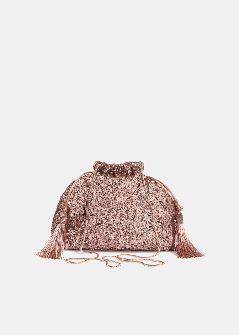 Georgina Sequin Drawstring Bag Phase Eight UK