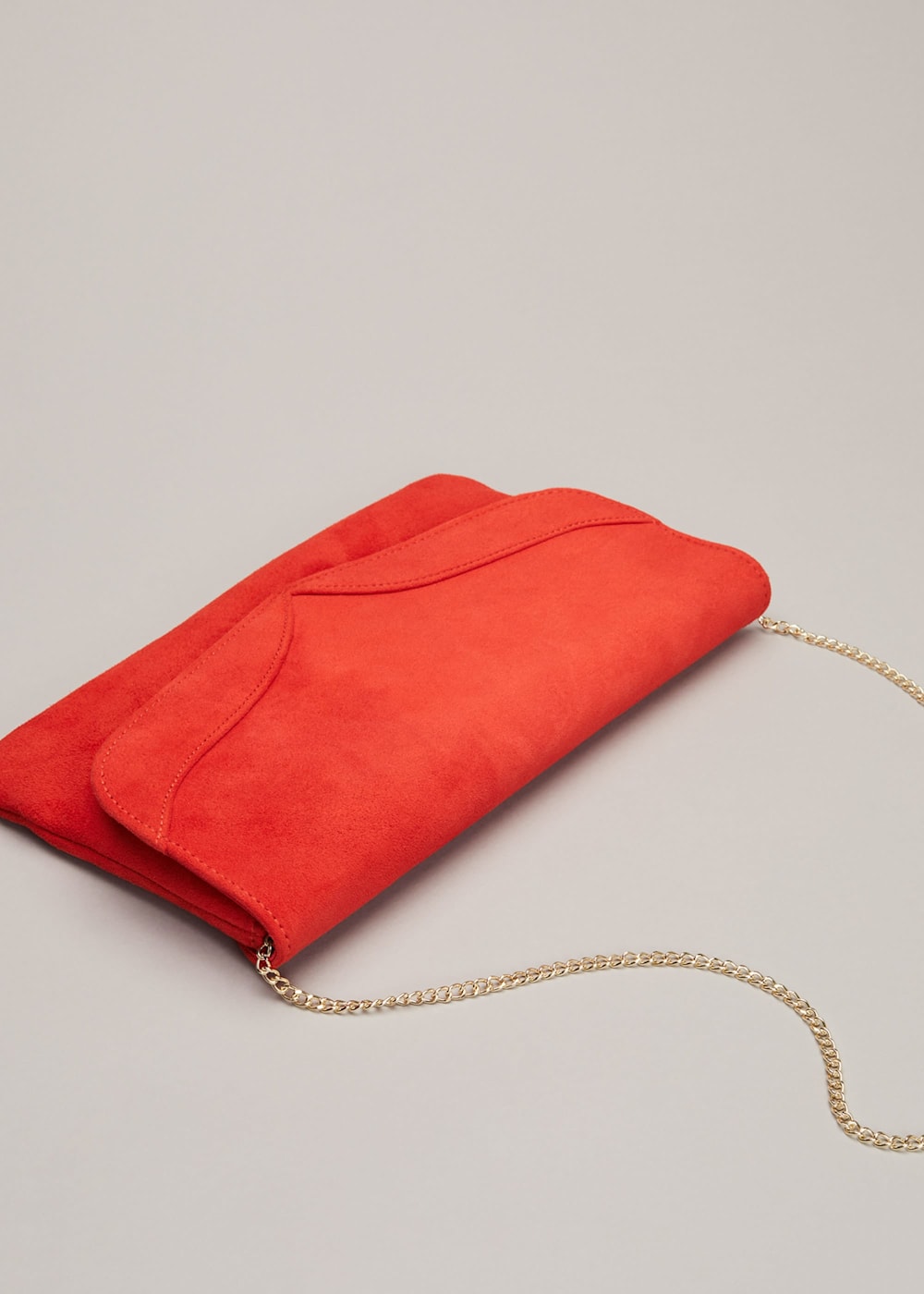 Caitlin Suede Clutch Bag Phase Eight UK