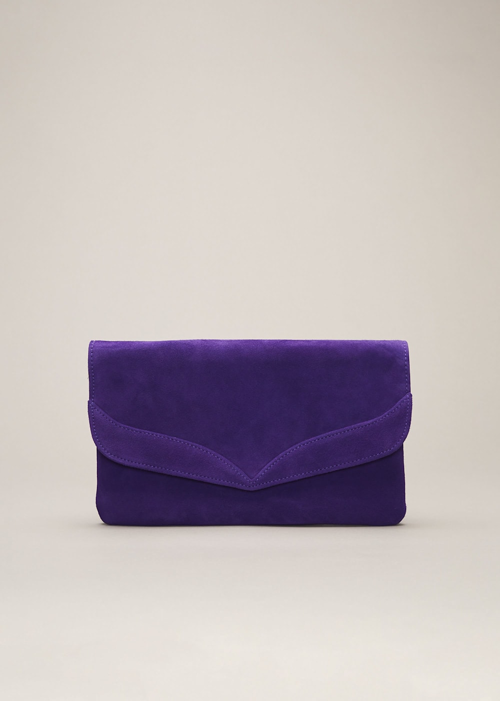 Caitlin Suede Clutch Bag Phase Eight ROW