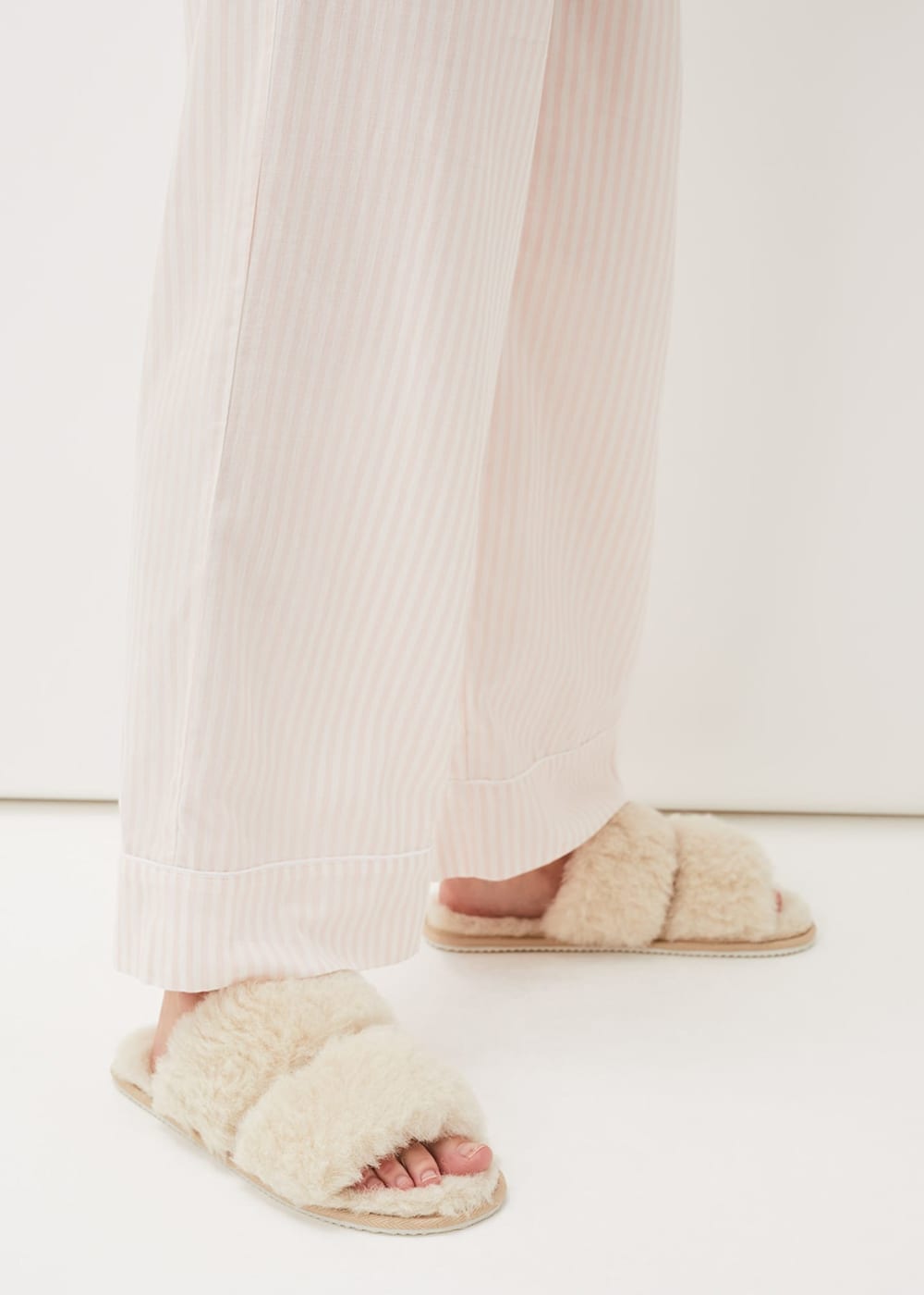 Katy Premium Wool Slider Slippers Phase Eight UK