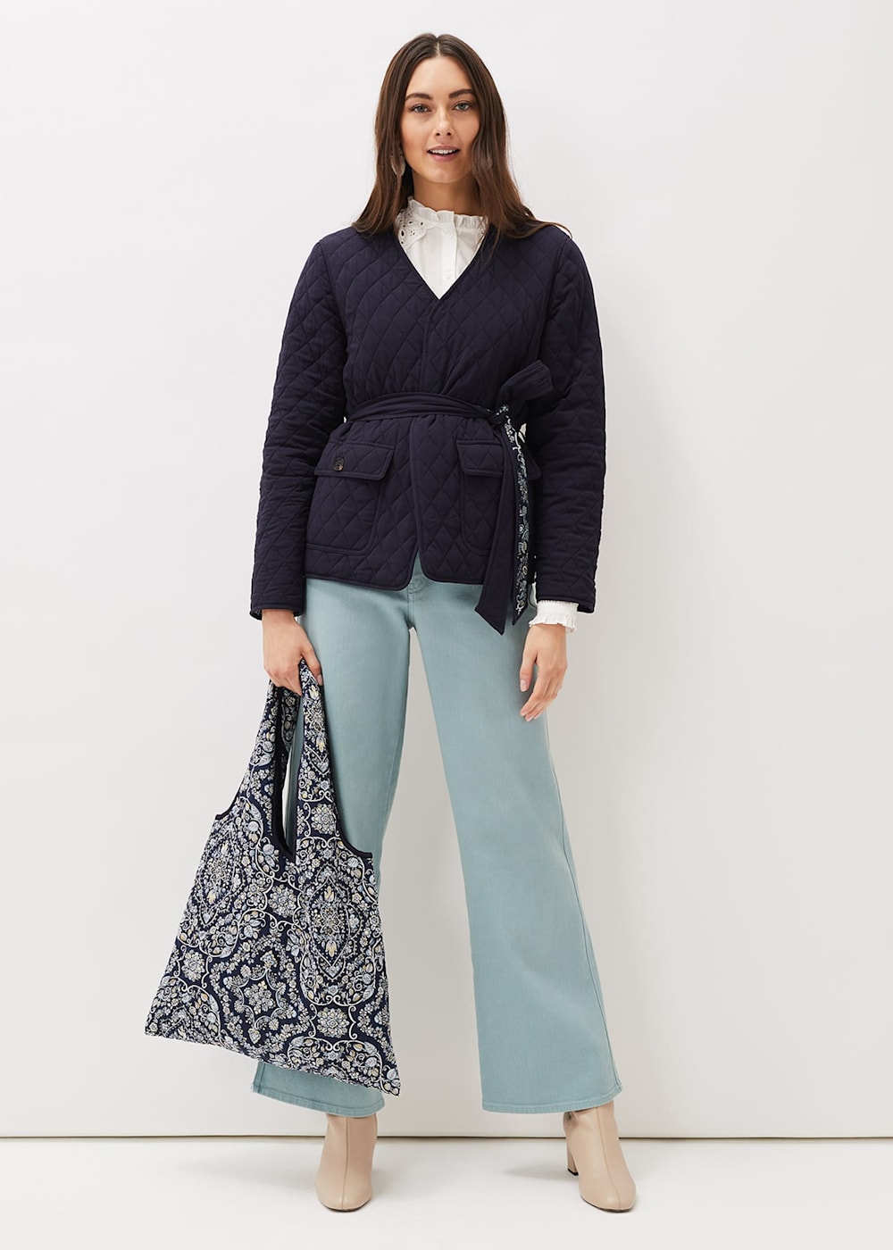 Paisley Print Quilted Shopper Bag | Phase Eight UK | Paisley Print Quilted Shopper Bag | Phase Eight UK |