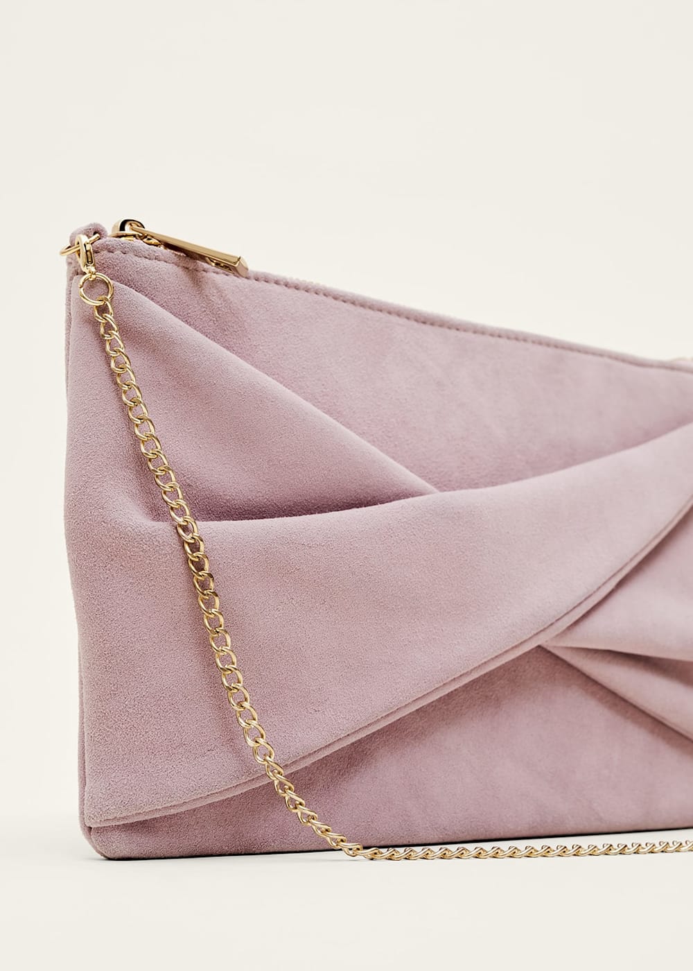 Red Suede Clutch Bag Phase Eight UK