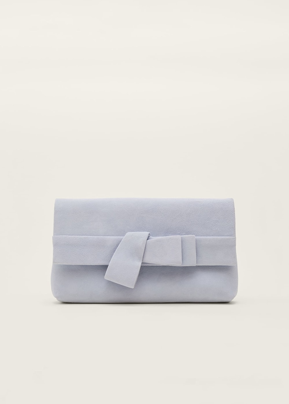 Light grey suede clutch bag shop