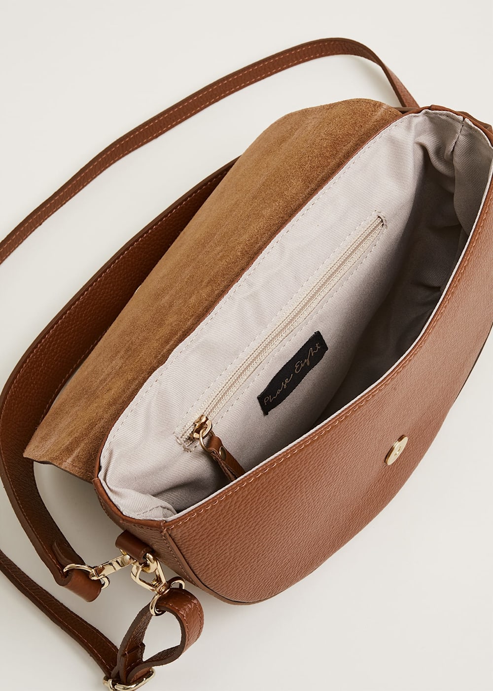 Textured Leather Cross Body Bag Phase Eight UK