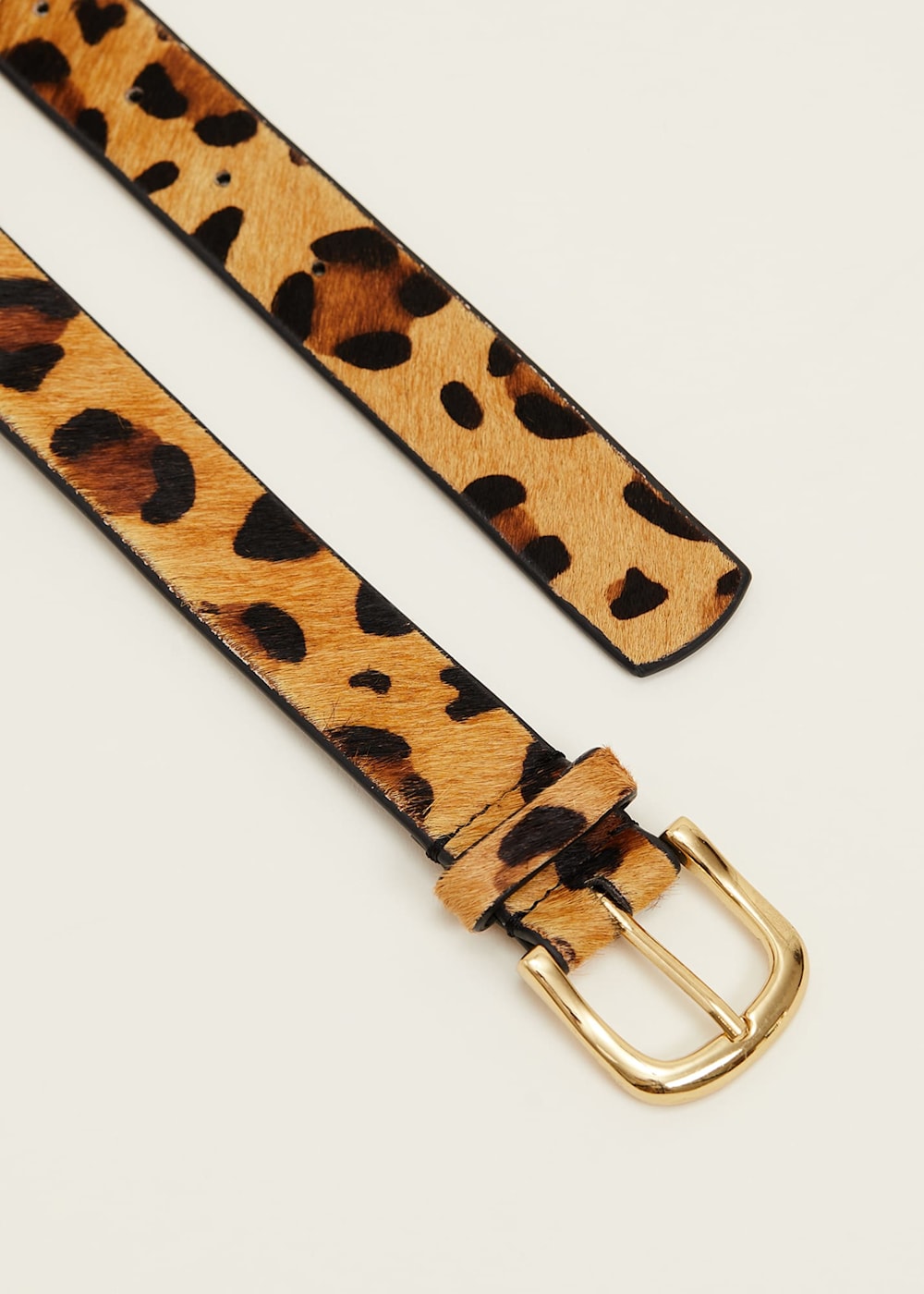 Leopard print wide belt hot sale