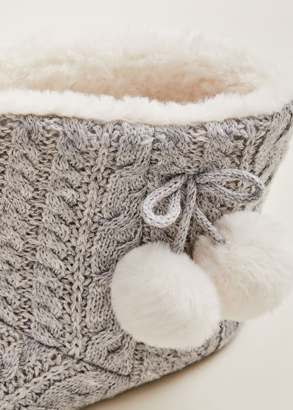 Cable Knit Slipper Boots Phase Eight AU
