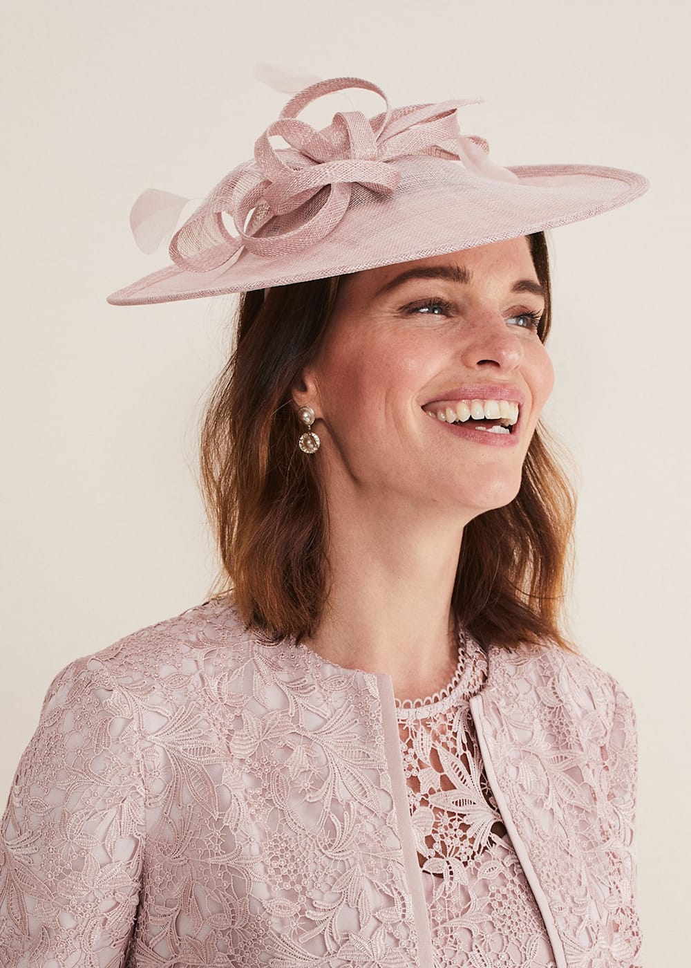Blush fascinator hat discount