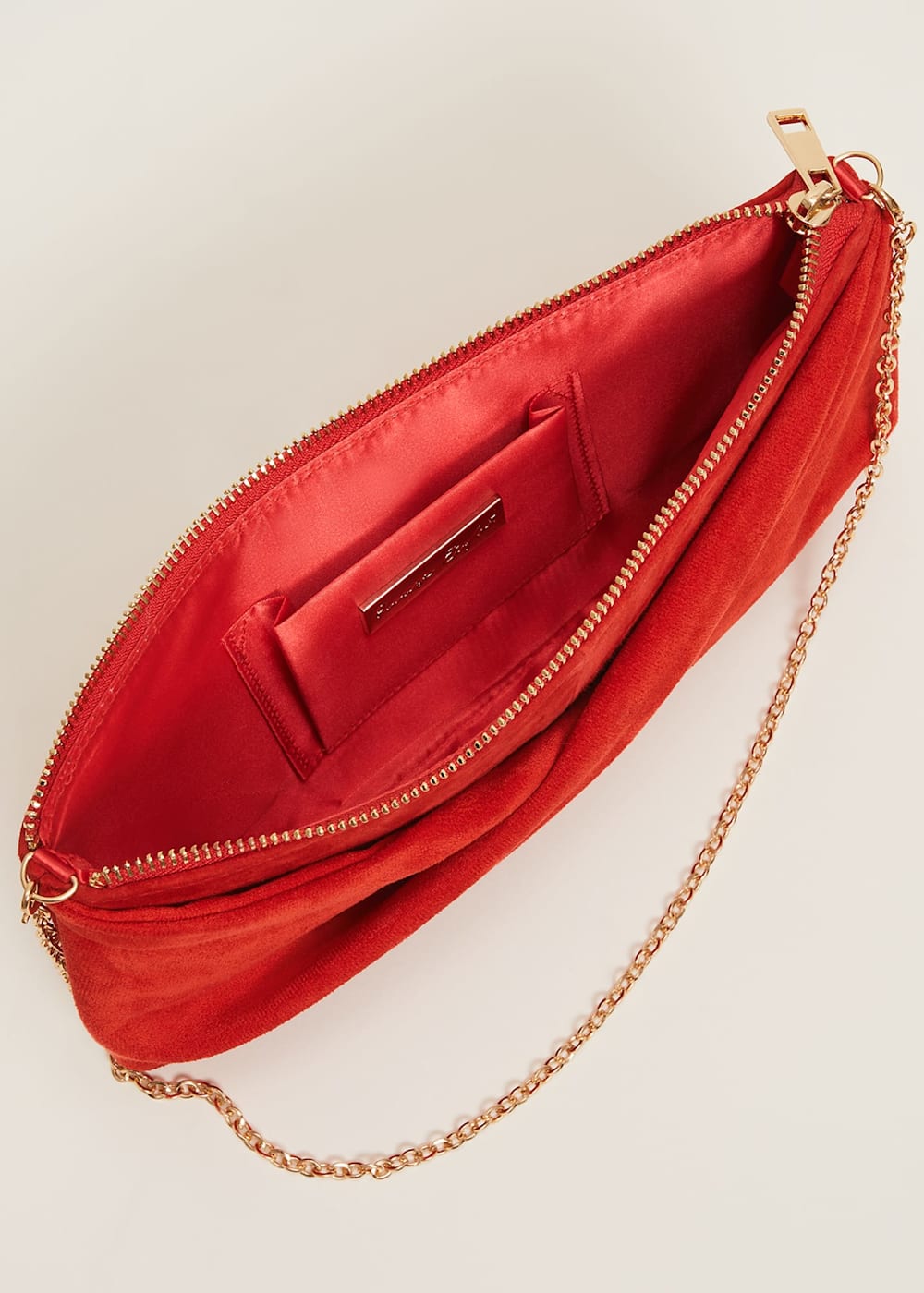 Karen millen red clutch bag hot sale