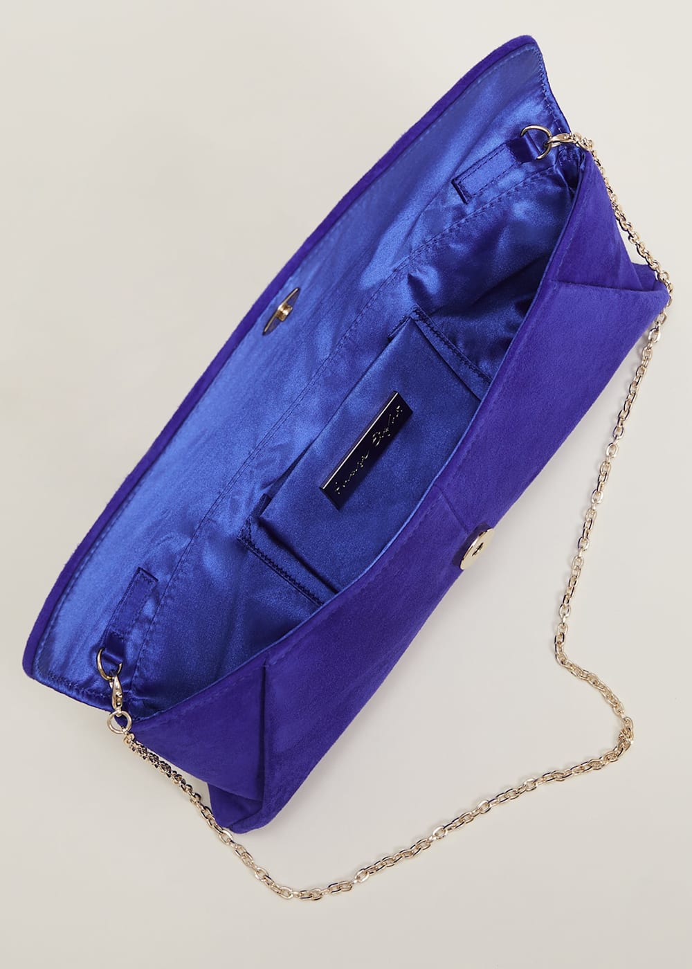 Dark navy suede clutch bag new arrivals