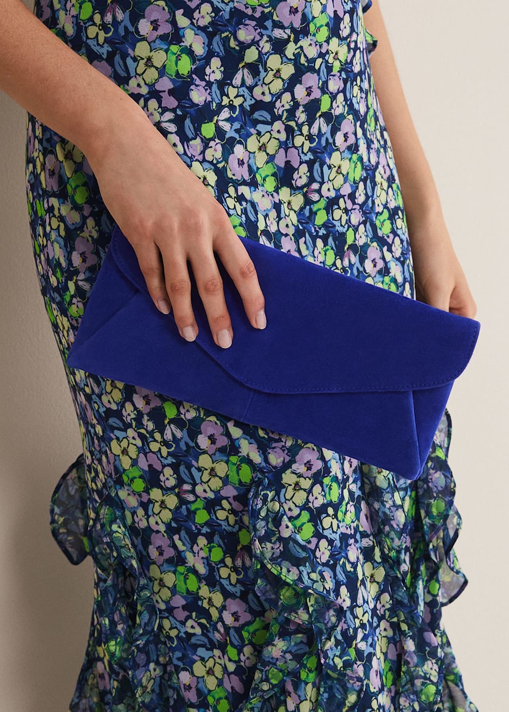 Midnight blue clutch bag store