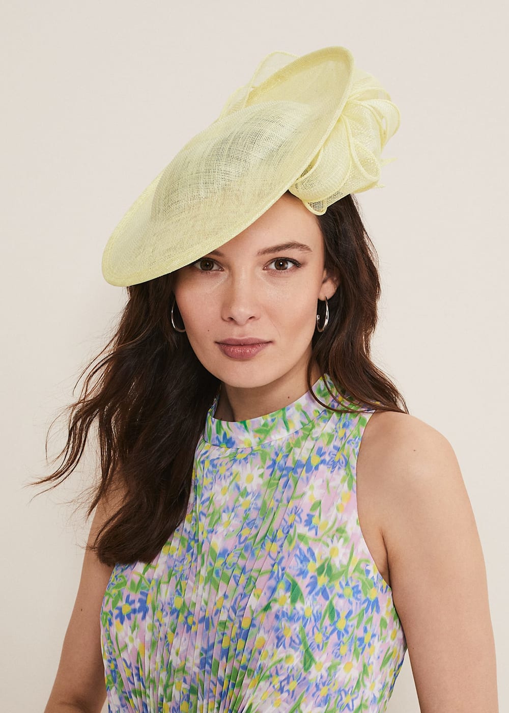 Lemon Fascinator Phase Eight UK