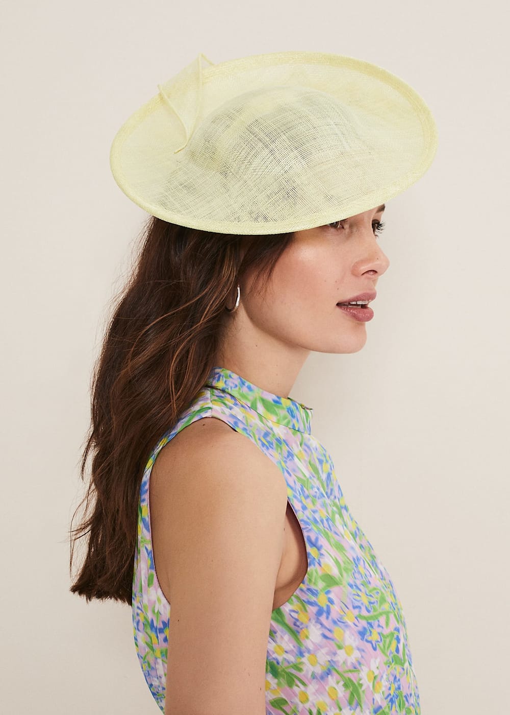 Lemon Fascinator Phase Eight UK
