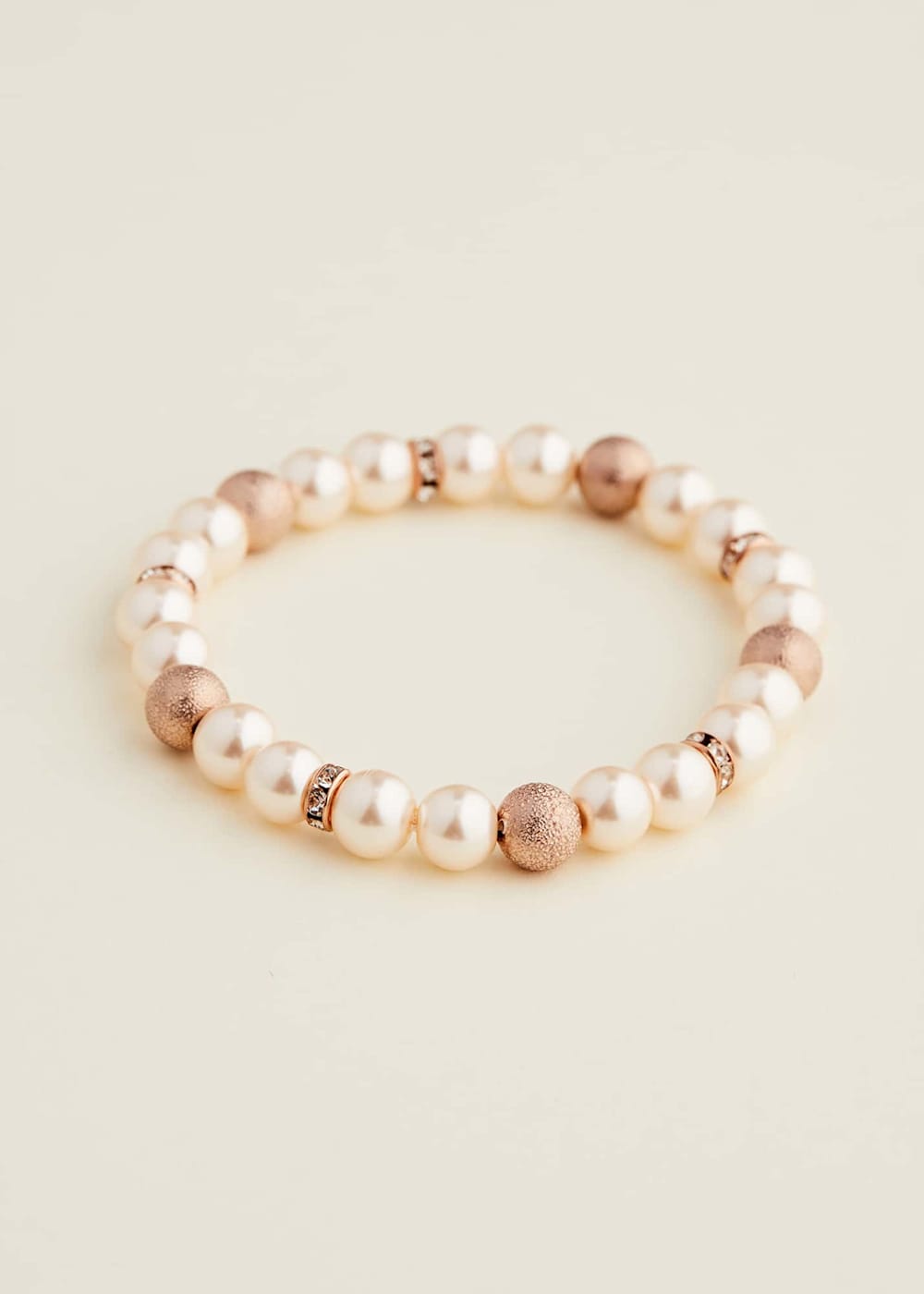 Pearl And Stone Stretch Bracelet Phase Eight UK