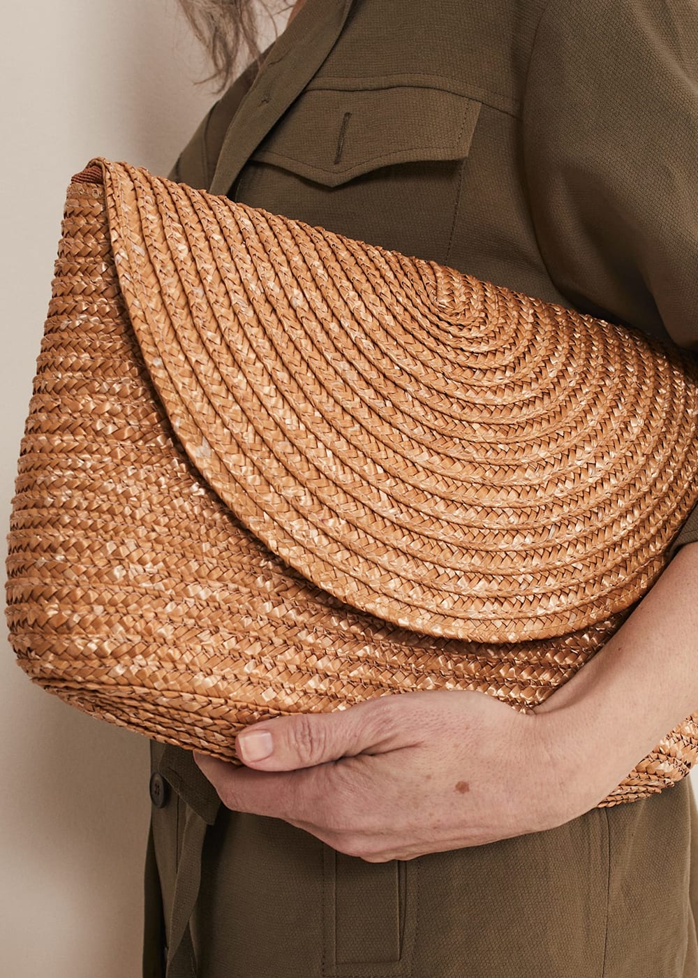 Straw clutch bag uk online