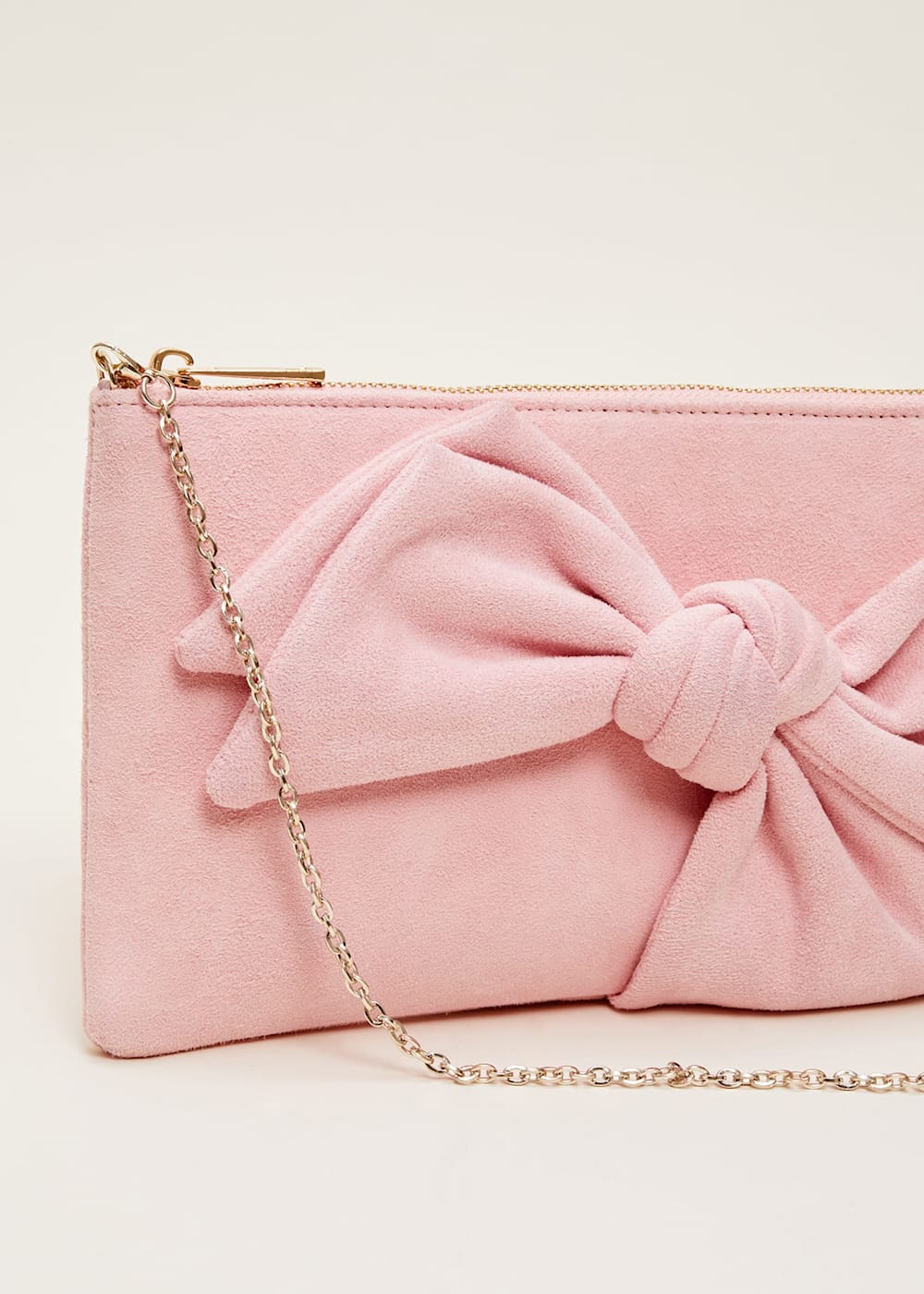 Next pink clutch bag online