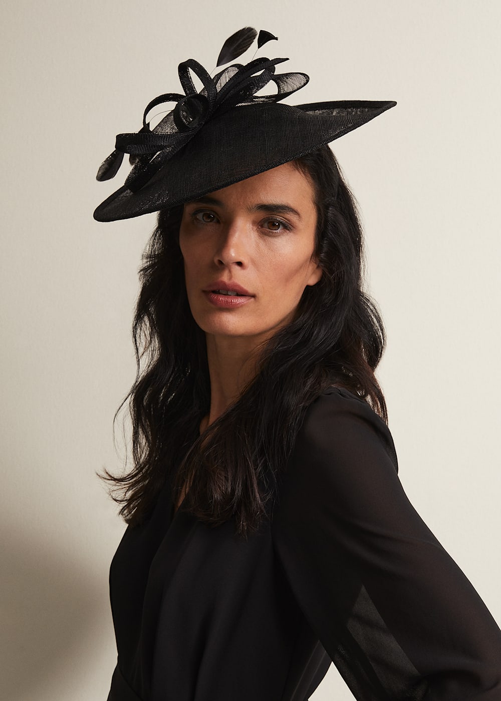 Black Fascinator Phase Eight ROW