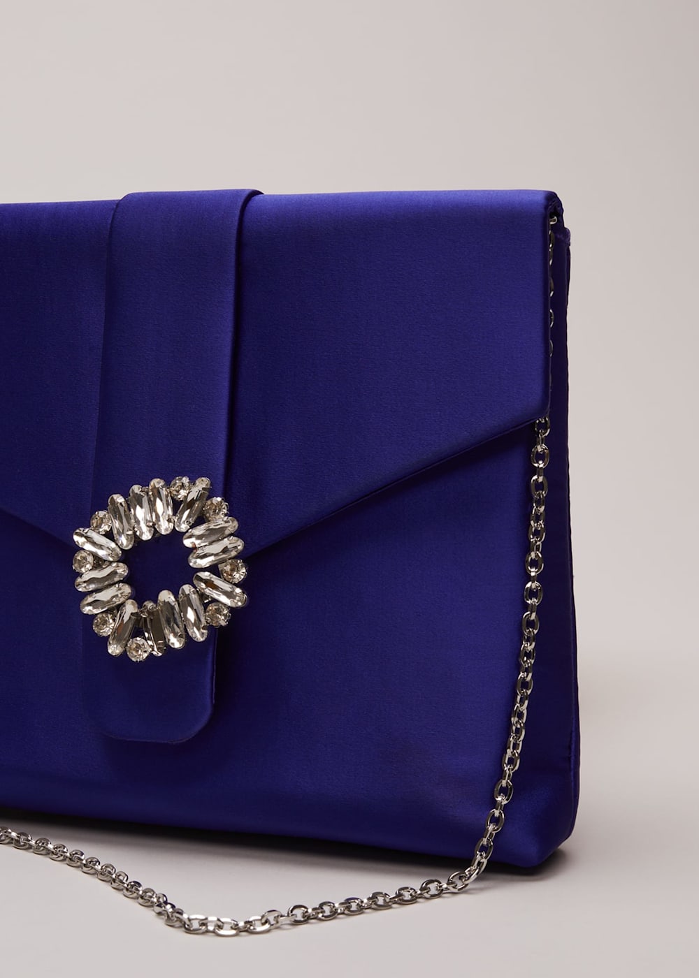 Next blue clutch bag online