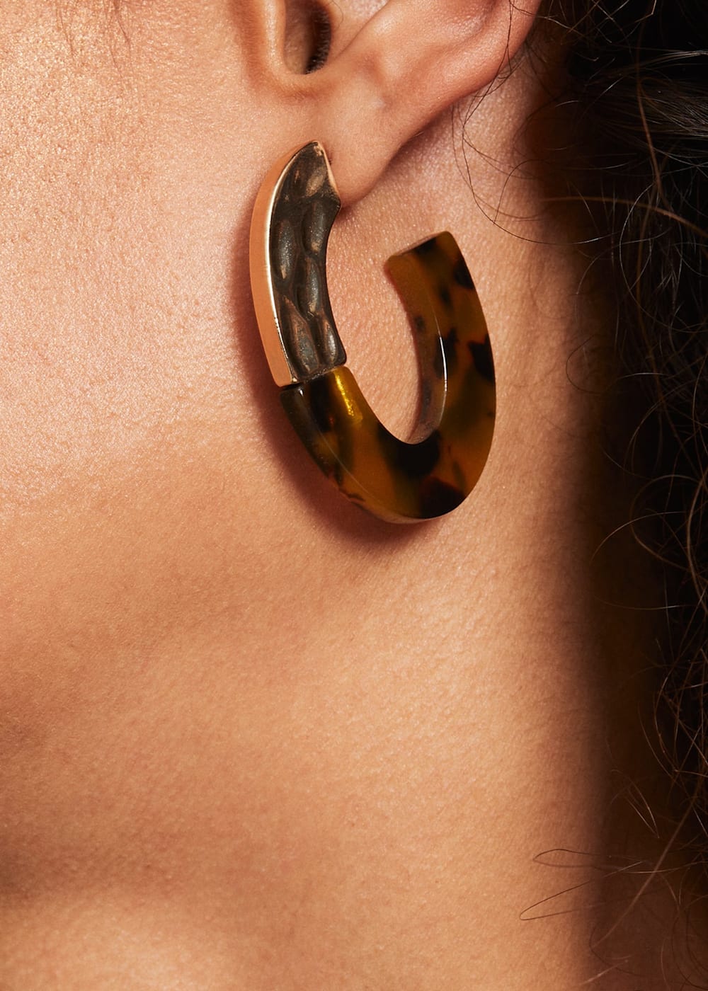 New look tortoiseshell earrings discount