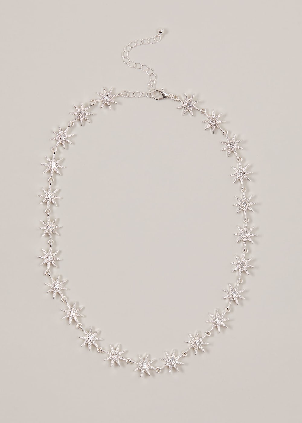 Silver Plated Star Necklace Phase Eight UK
