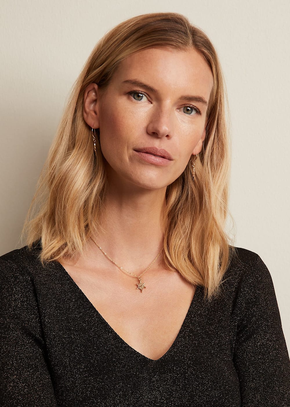 Gold Plated Star Pendant Necklace Phase Eight UK