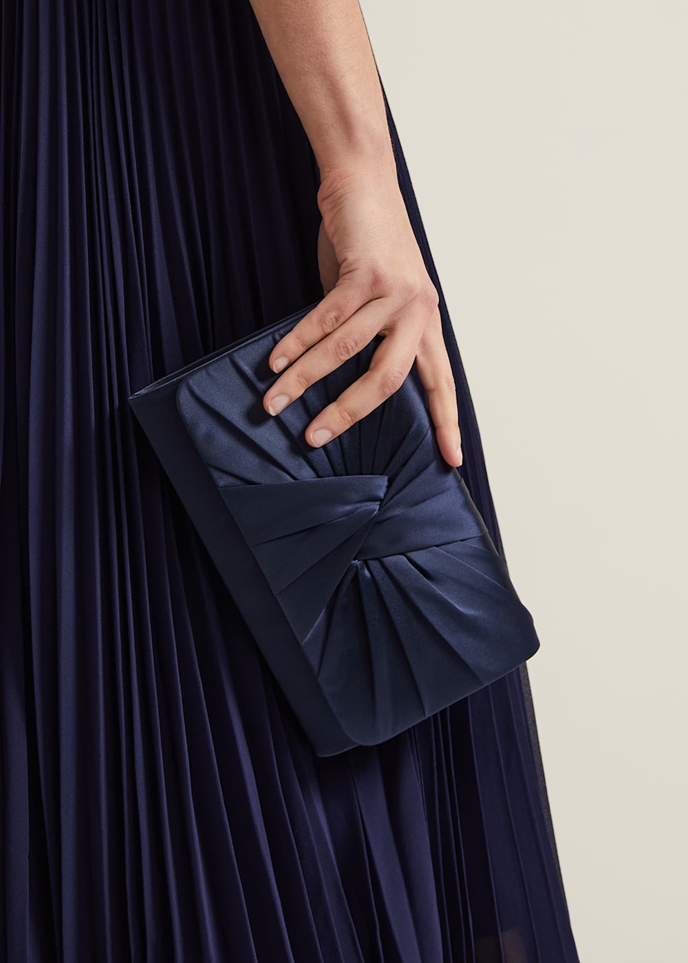 Satin Twist Clutch Phase Eight UK