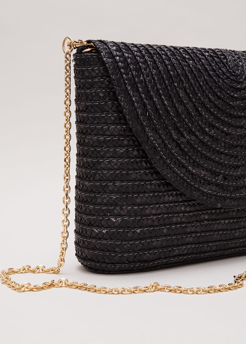 Oversized Straw Clutch Bag Phase Eight ROW