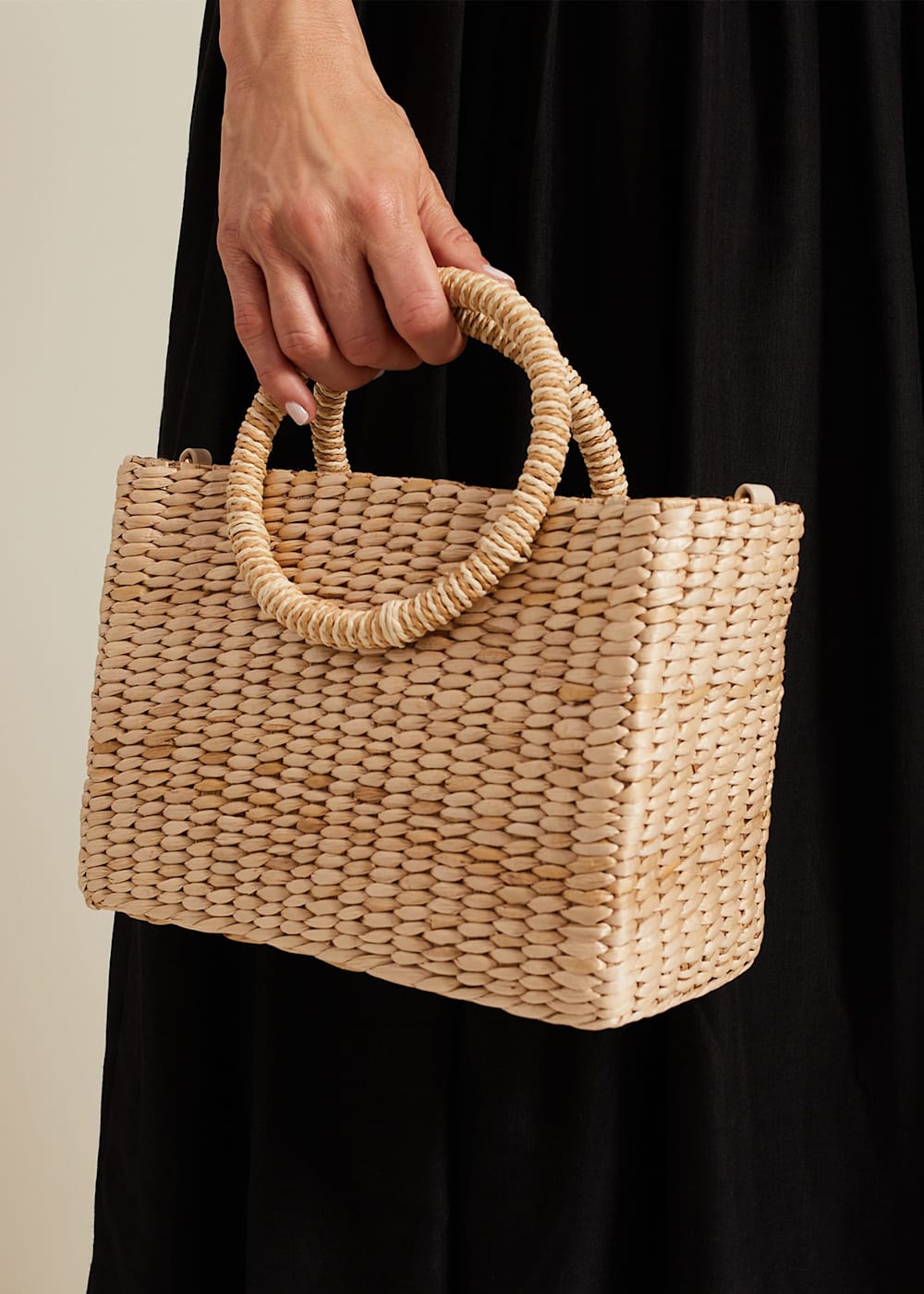 Mini Straw Tote Bag Phase Eight UK
