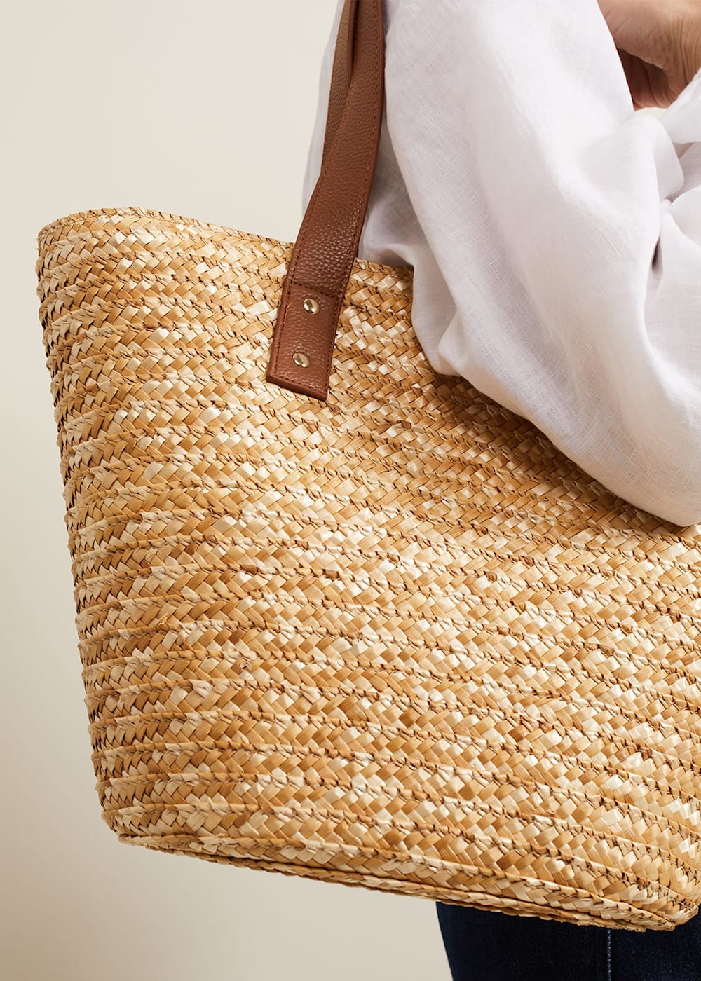 Straw Shoulder Bag Phase Eight UK