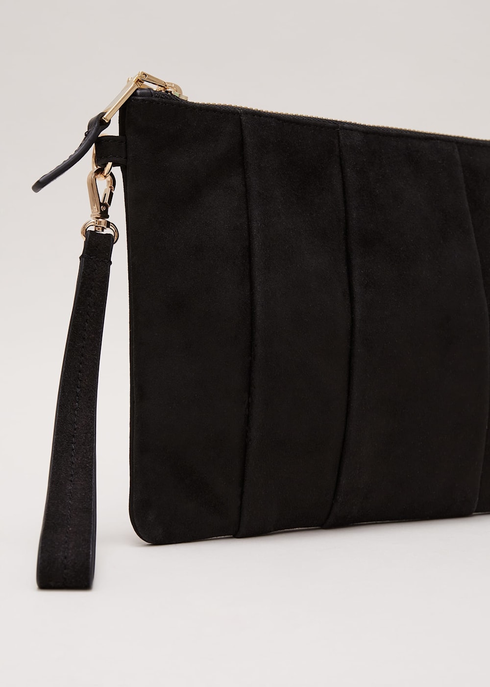 Black suede evening bag new arrivals
