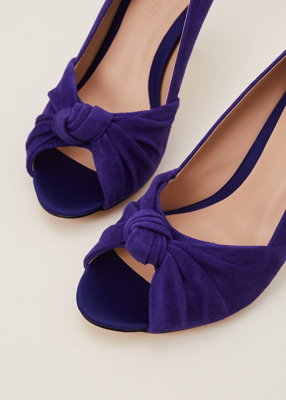 Sonja Knot Front Peep Toe Shoe Phase Eight UK