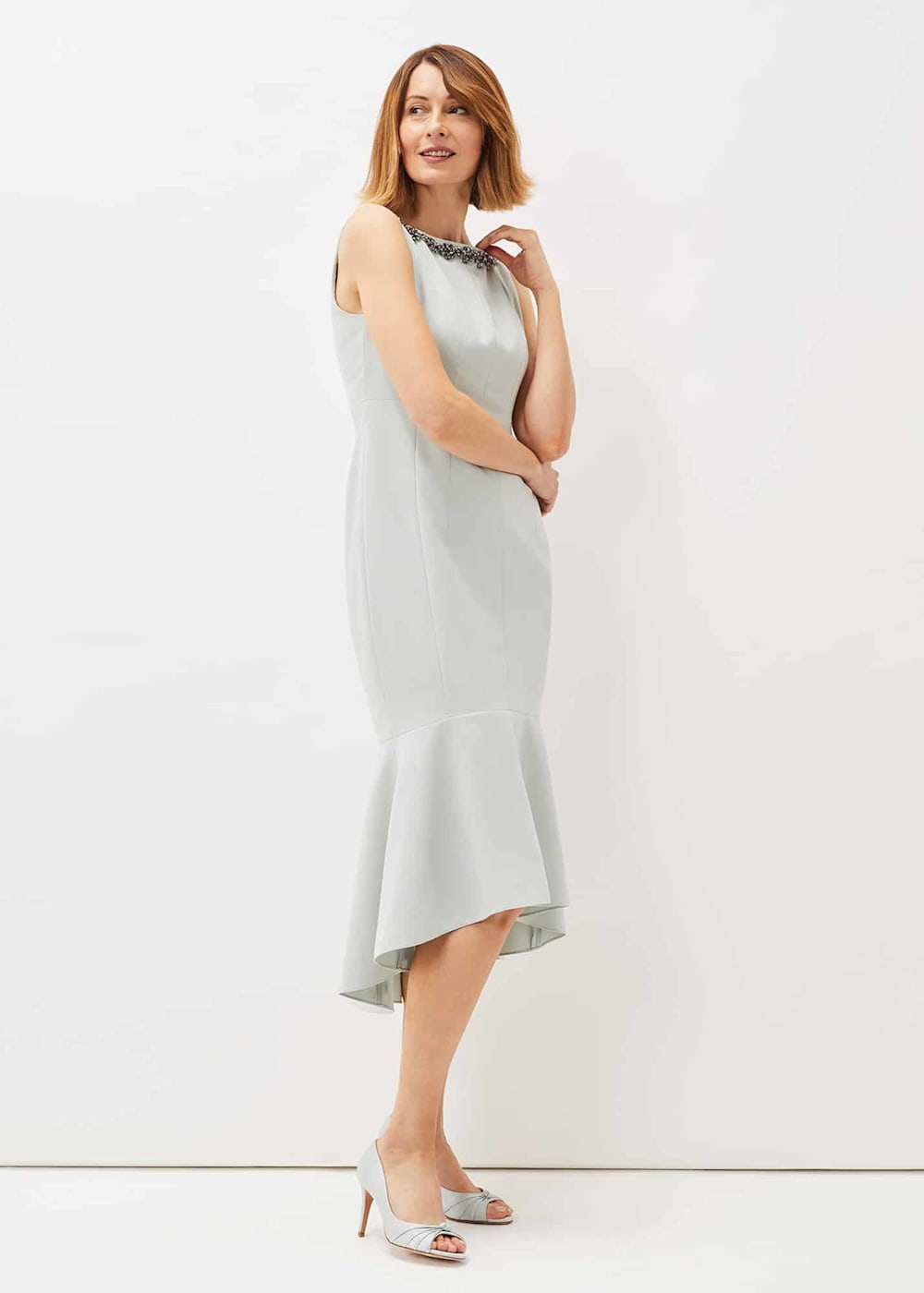 Knot Detail Peep Toe Heels | Phase Eight UK |