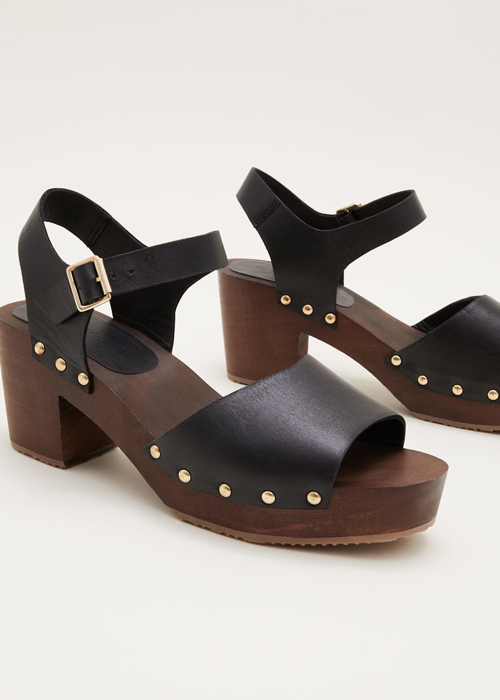 Strappy clog sandals deals