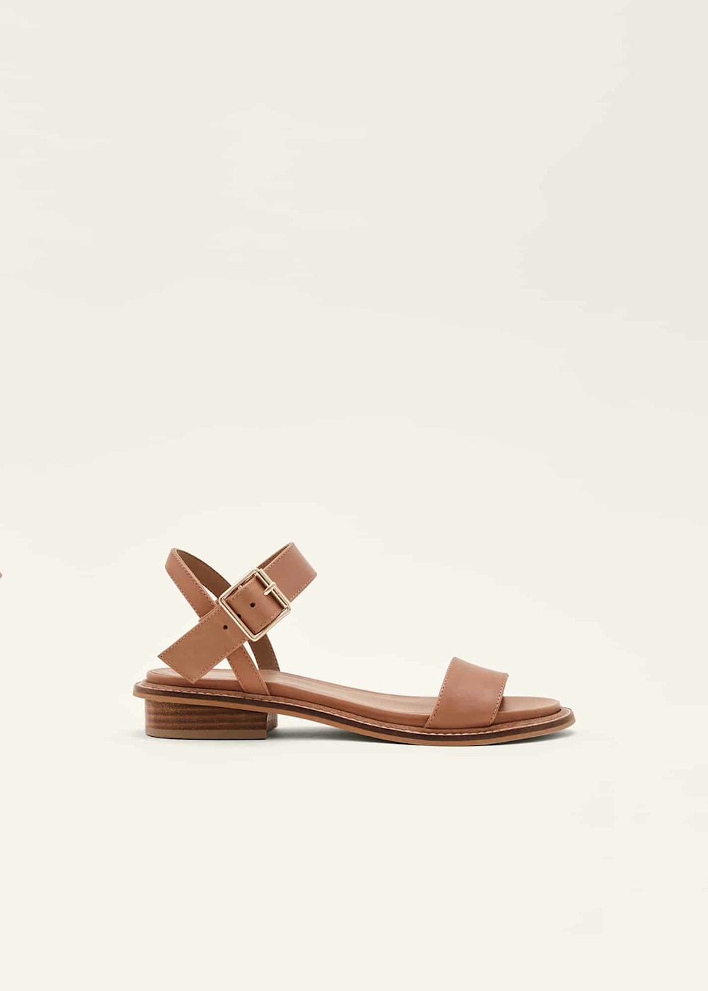 Buckle strap flat heel sandals online