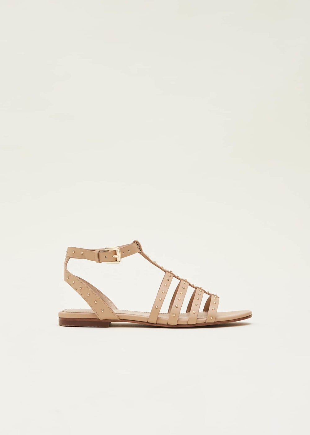 Tan flat gladiator sandals store