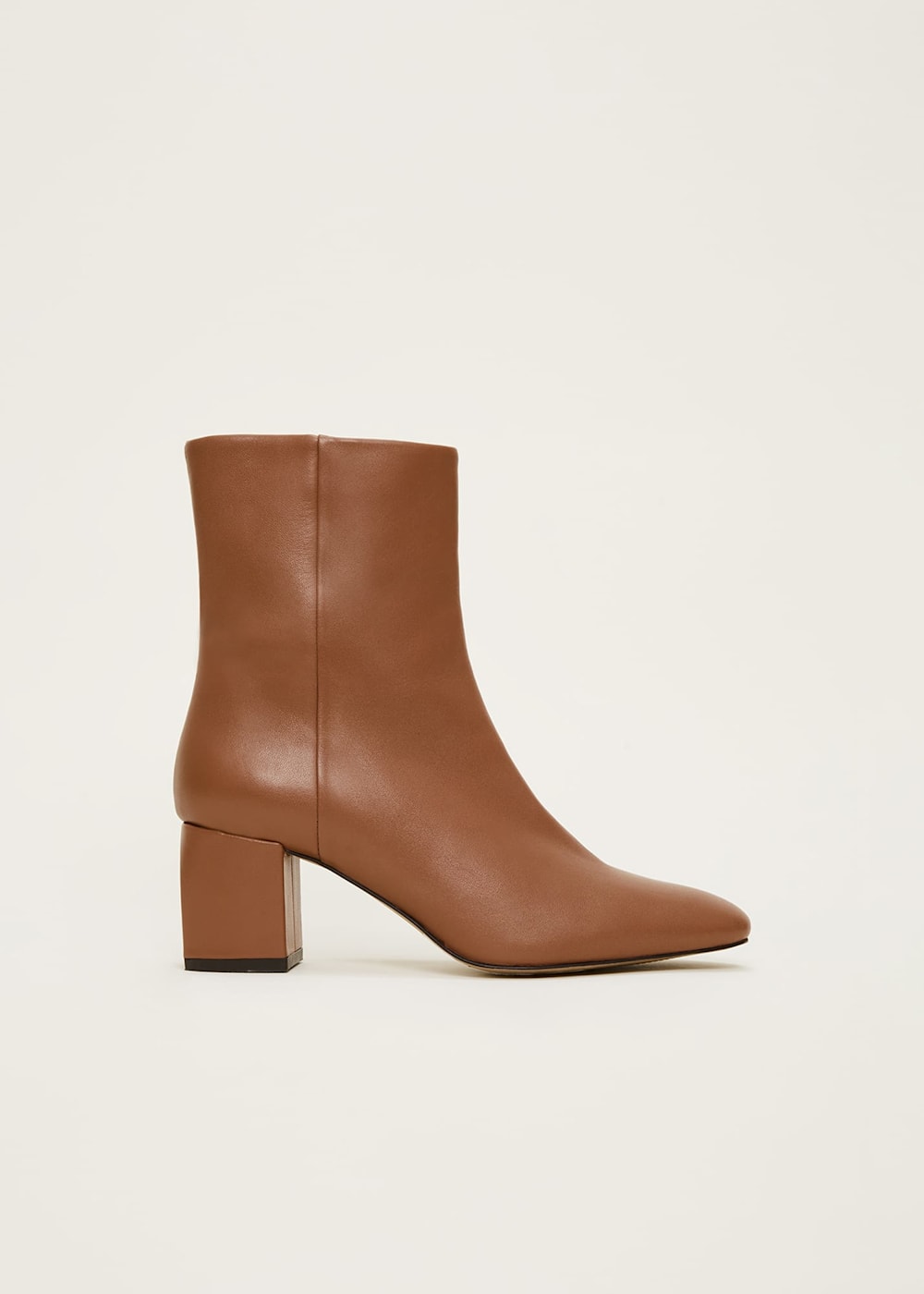 Tan heeled ankle boots uk online