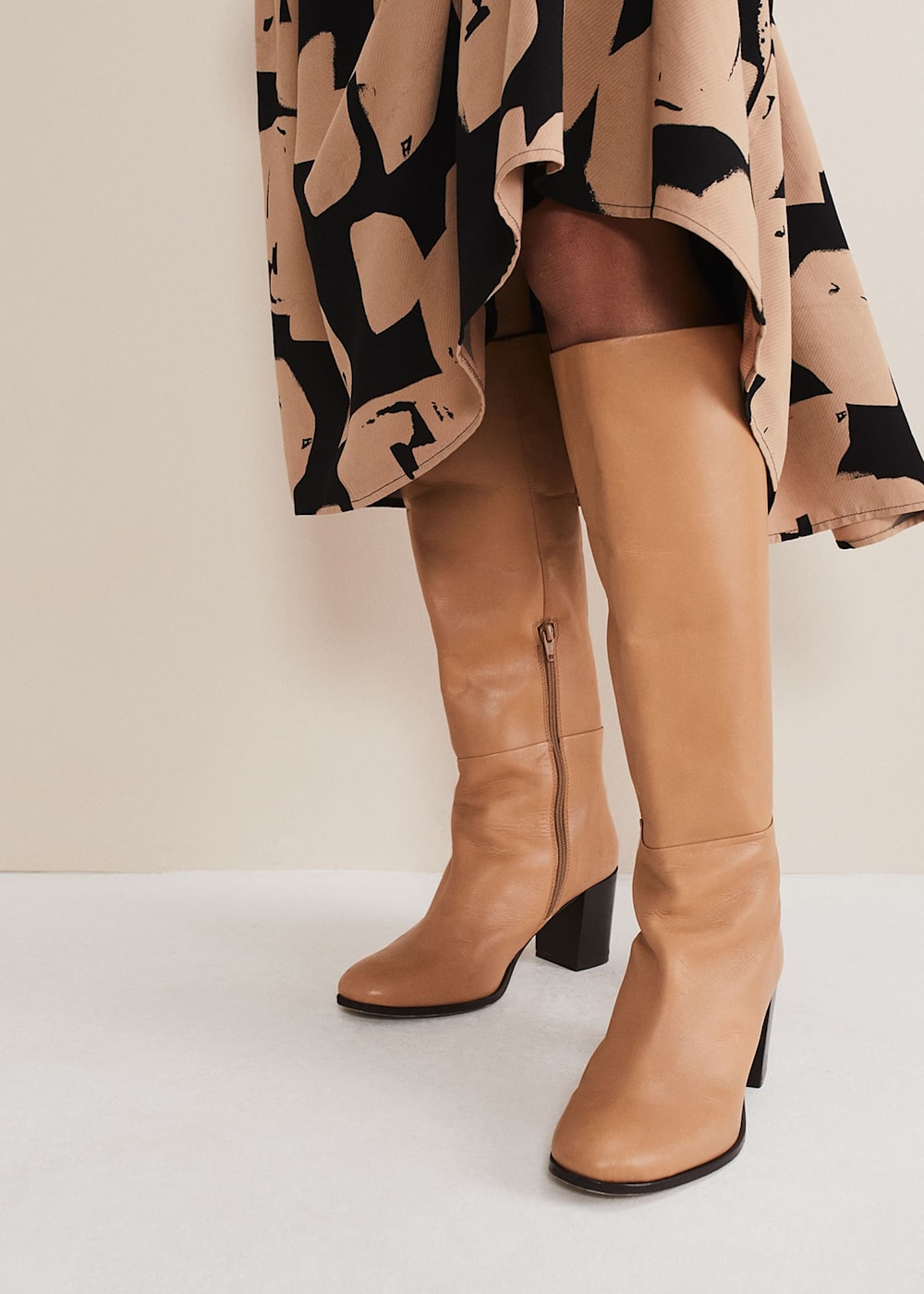 Leather Knee High Boots Phase Eight UK