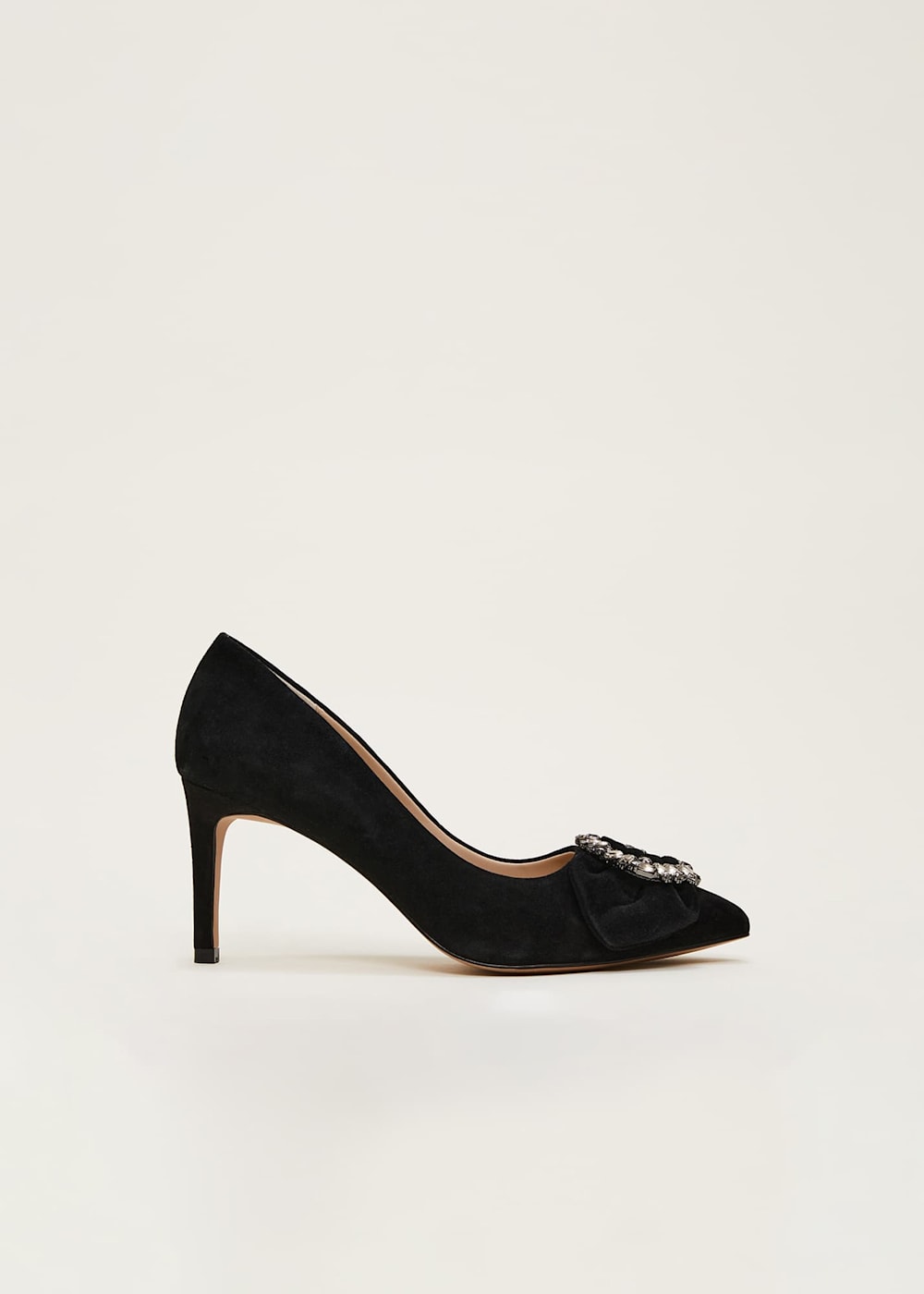 Jewel Front Bow Court Shoe Phase Eight UK