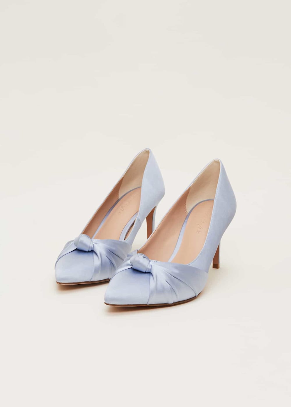 Satin Knot Front Court Shoe Phase Eight UK