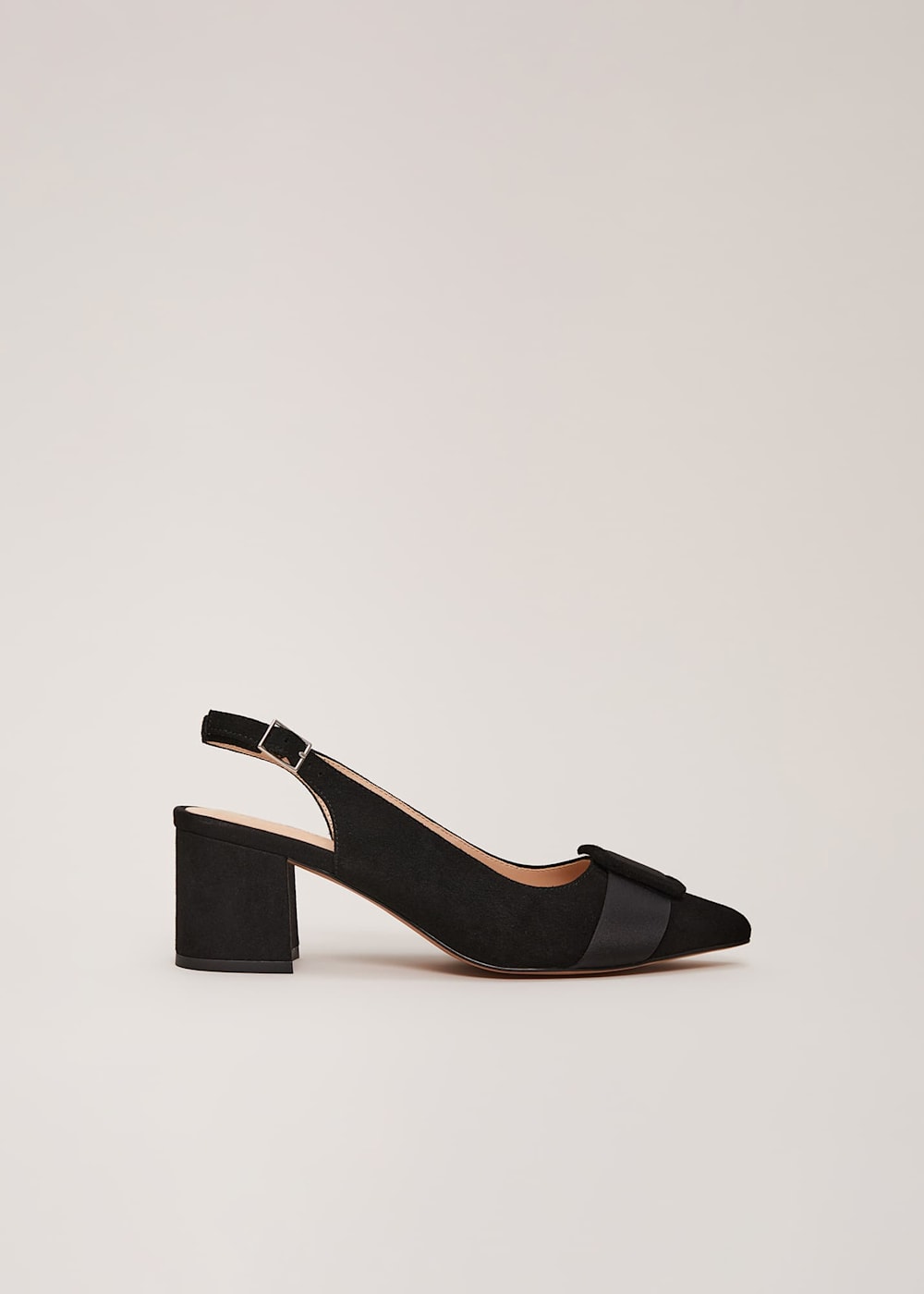 Navy suede slingback shoes on sale