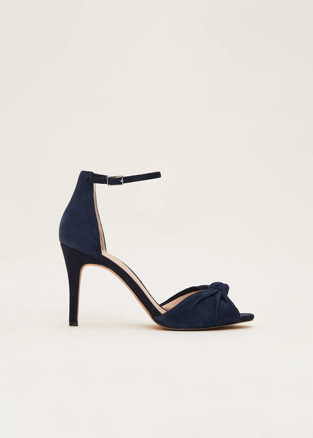 Navy Suede Open Toe Heels Phase Eight UK