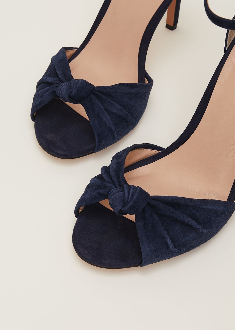 Navy peep toe heels online