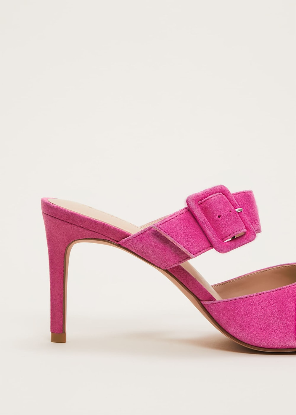 Suede Buckle Backless Heel Phase Eight UK