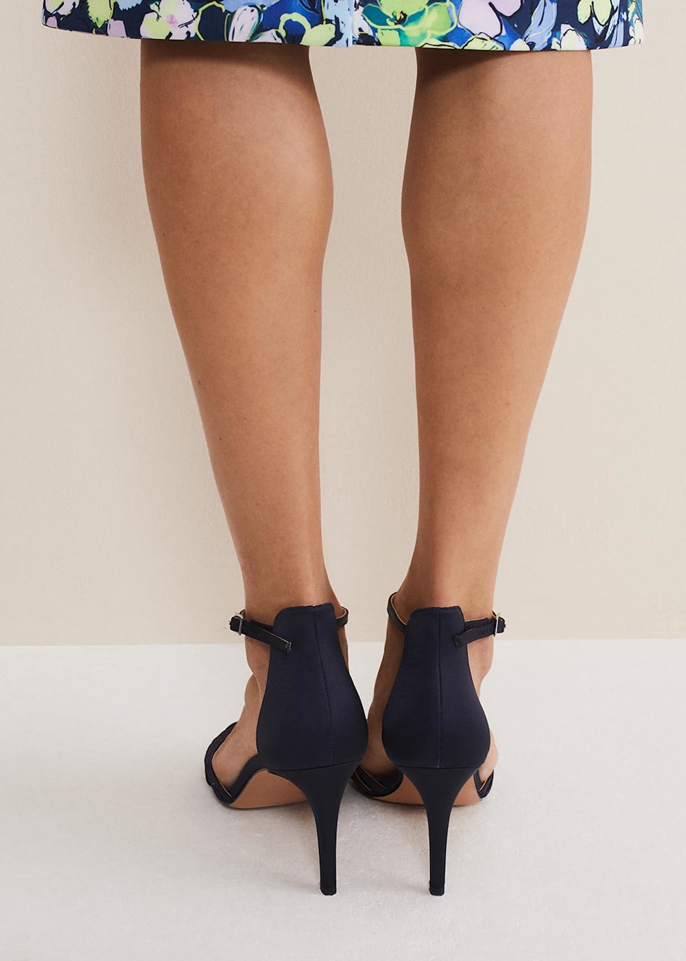 Satin Strappy Heeled Sandals Phase Eight UK