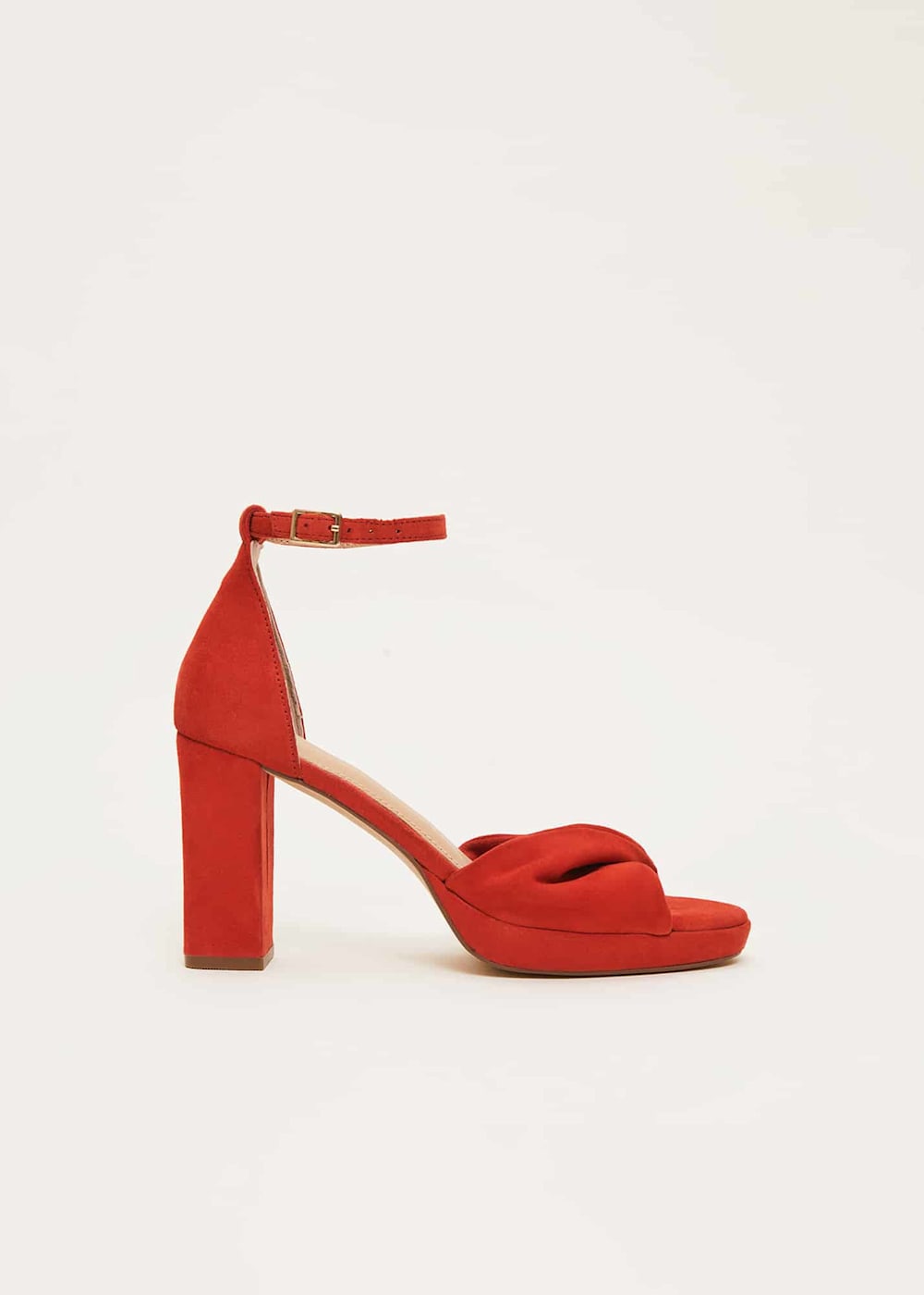 Red open toe platform heels hot sale