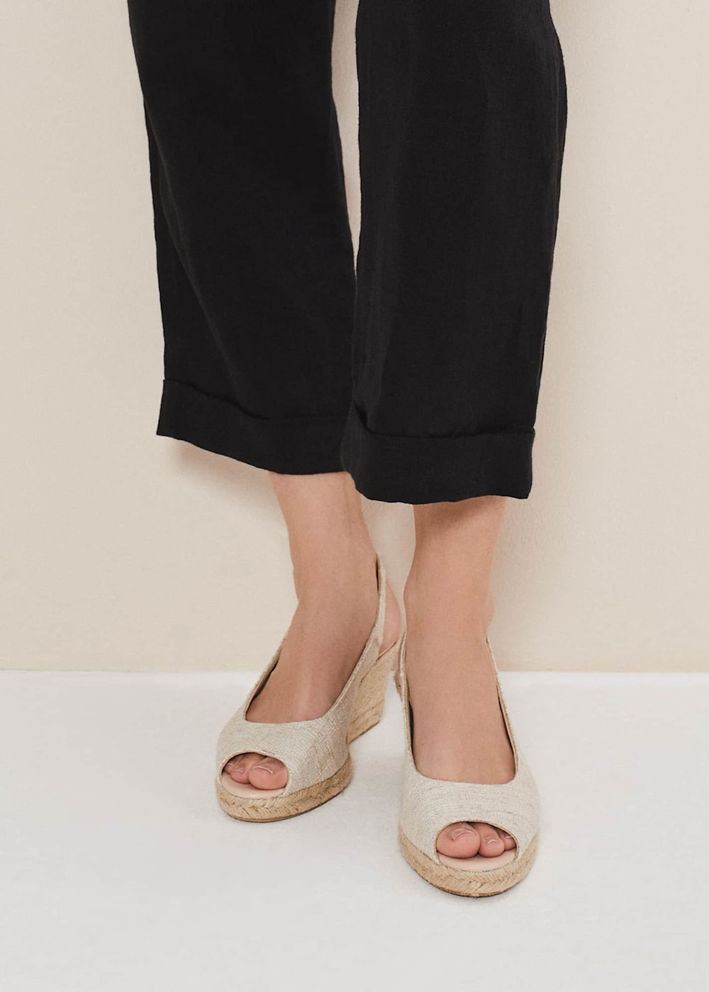 Peep toe slingback espadrille platform sandals cheap